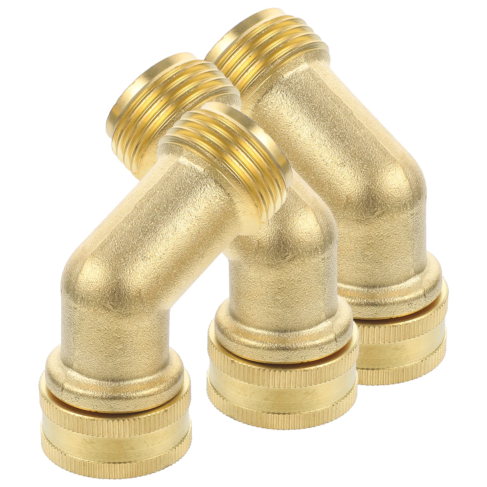 

3 Pcs Water Pipe Connector Joints Copper Tubing Fitting Durable Connectors Pipes Fittings Garden Hose Elbow