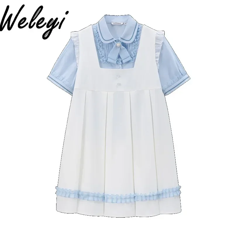 Униформа Jirai Kei платье Ropa De Mujer японская мода осенний новый студенческий стиль