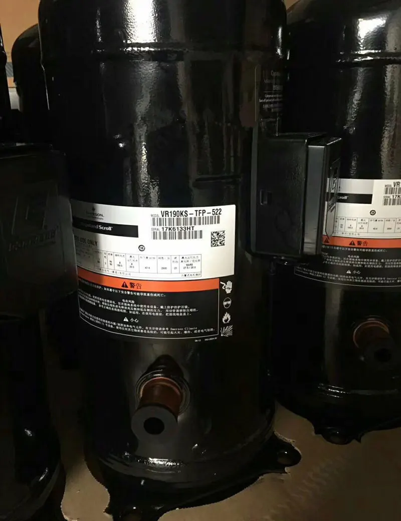 

VR190KS-TFP-522 ZR190KC-TFD-522 Original New Emerson 15 P Compressor R22