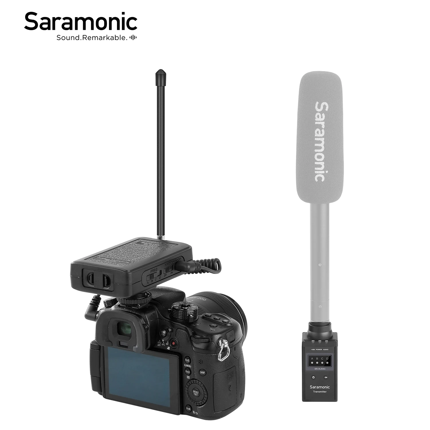 

Saramonic SR-WM4CB Wireless Microphone System with XLR Plug-in Transmitter for Canon Nikon DSLR Camera Camcorder Youtube Video