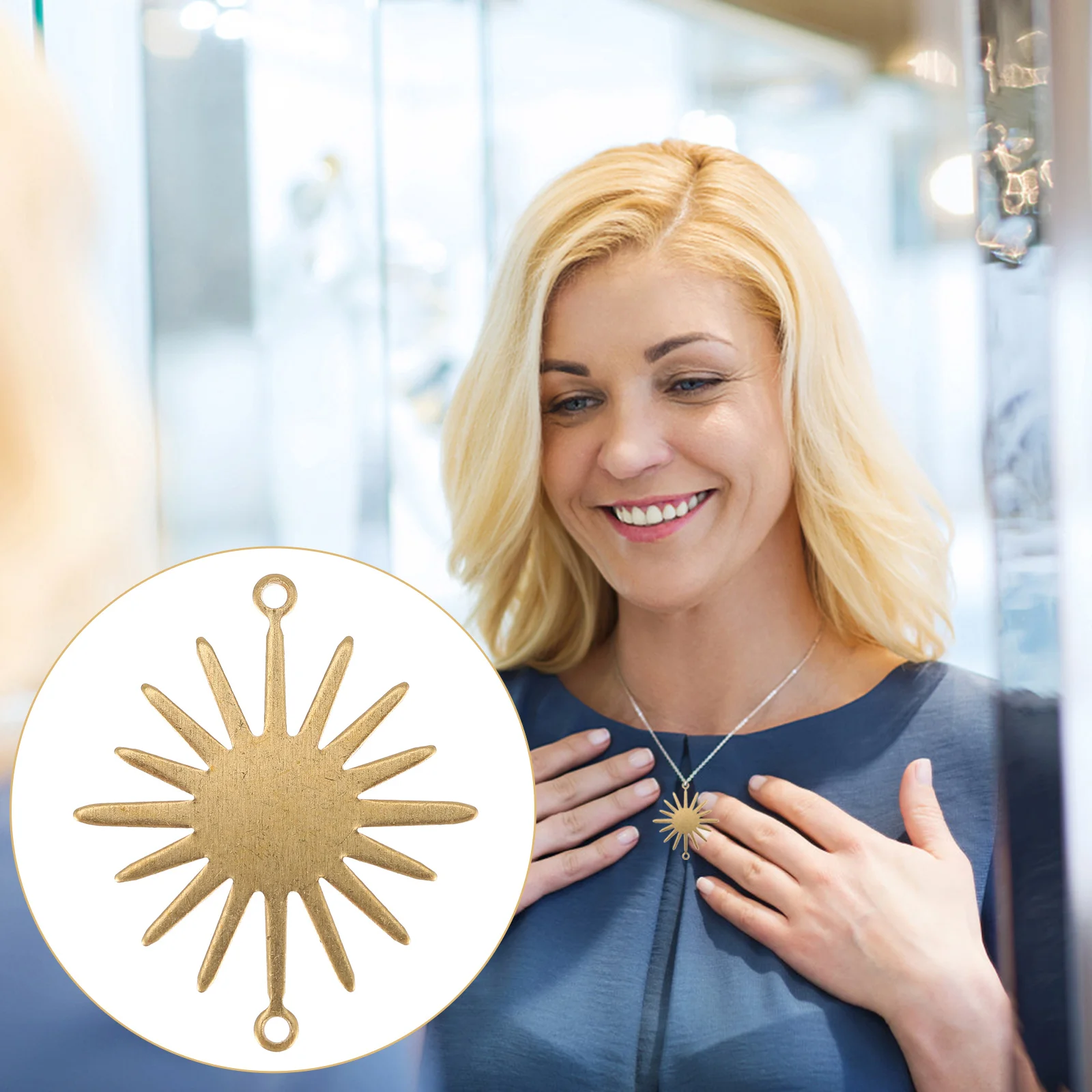 50 шт. ожерелье с разъемом ювелирные изделия подсолнечником люстра из бисера