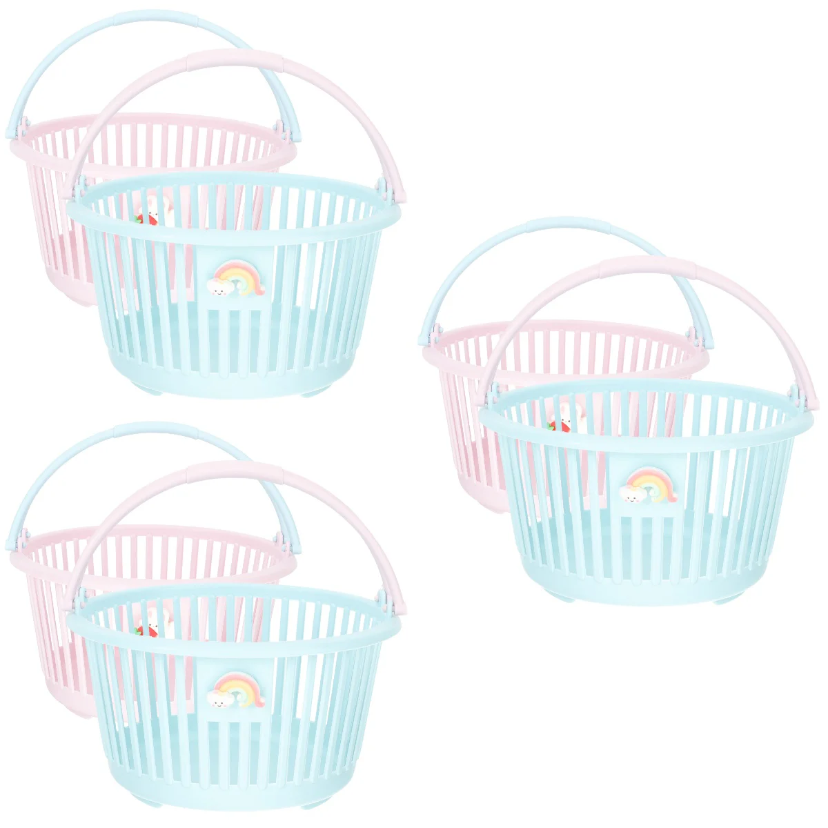 

6 Basket Desktop Basket Desktop Organizer Sundries Storage Baskets
