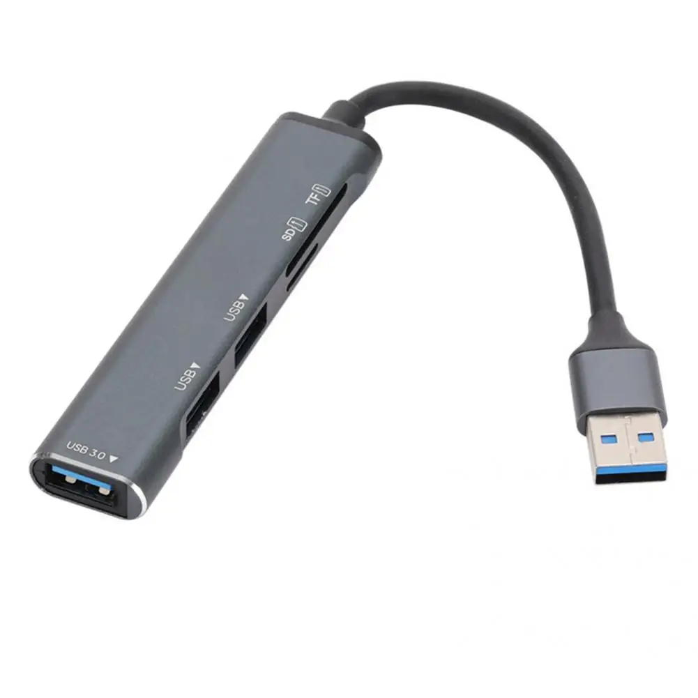 

Docking Stand Great 5 in 1 USB 3.0 Type-c Splitter Docking Hub Multipurpose Carry Easily Cable Hub