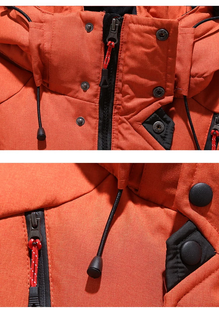 Men's new goose down jacket men's short men's winter outdoor thickened winter fashion