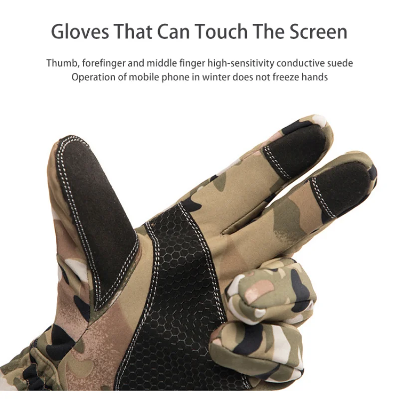 Новые зимние тактические камуфляжные охотничьи теплые Нескользящие рыболовные