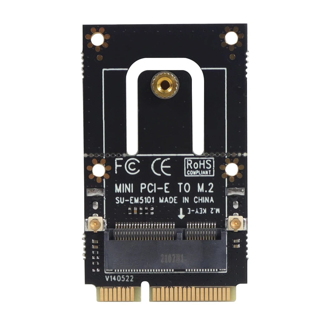 A + E Key A Key M.2 NGFF беспроводной совместимый модуль Bluetooth к мини PCIE адаптеру M.2 NGFF к Мини PCI-E PCI Express адаптеру
