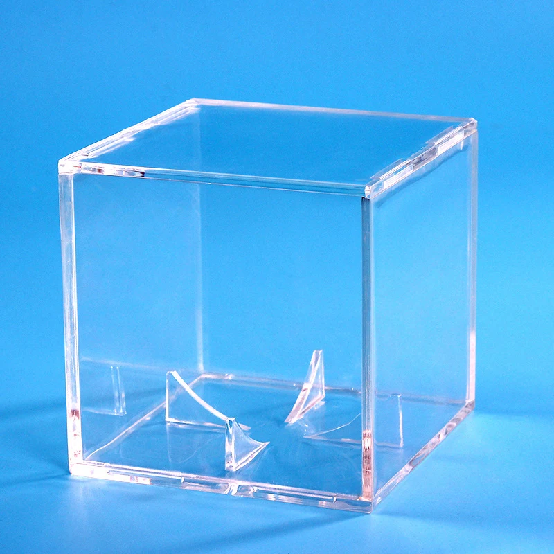 Box Display Golf Tennis Ball Transparent Case For Souvenir Storage Box Holder Uv Protection 8 Inch