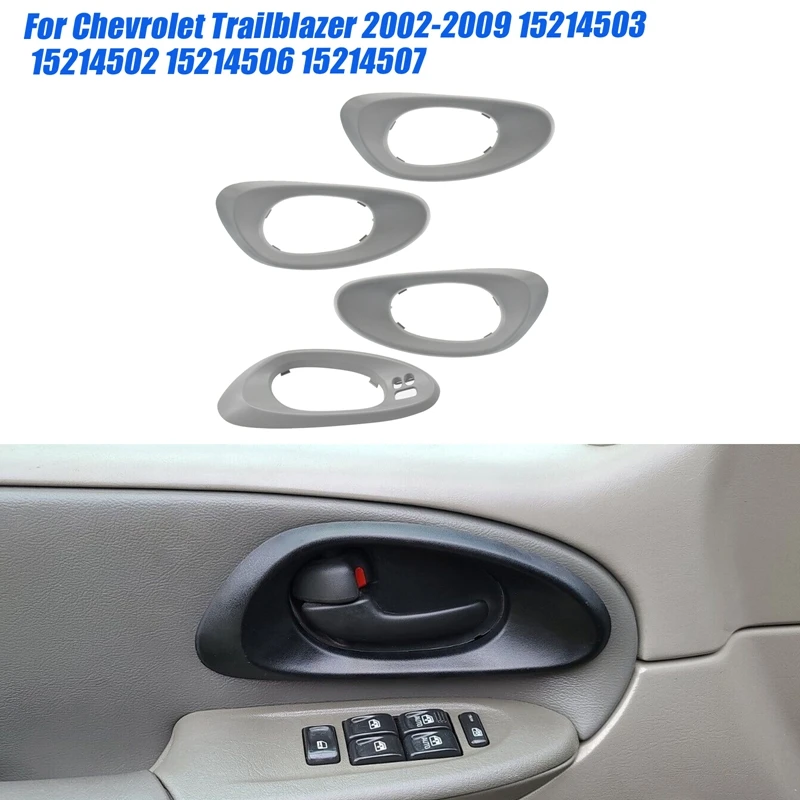 4 шт. передняя и задняя внутренняя двери для Chevrolet Trailblazer 2002-2009 15214503 15214502 15214506