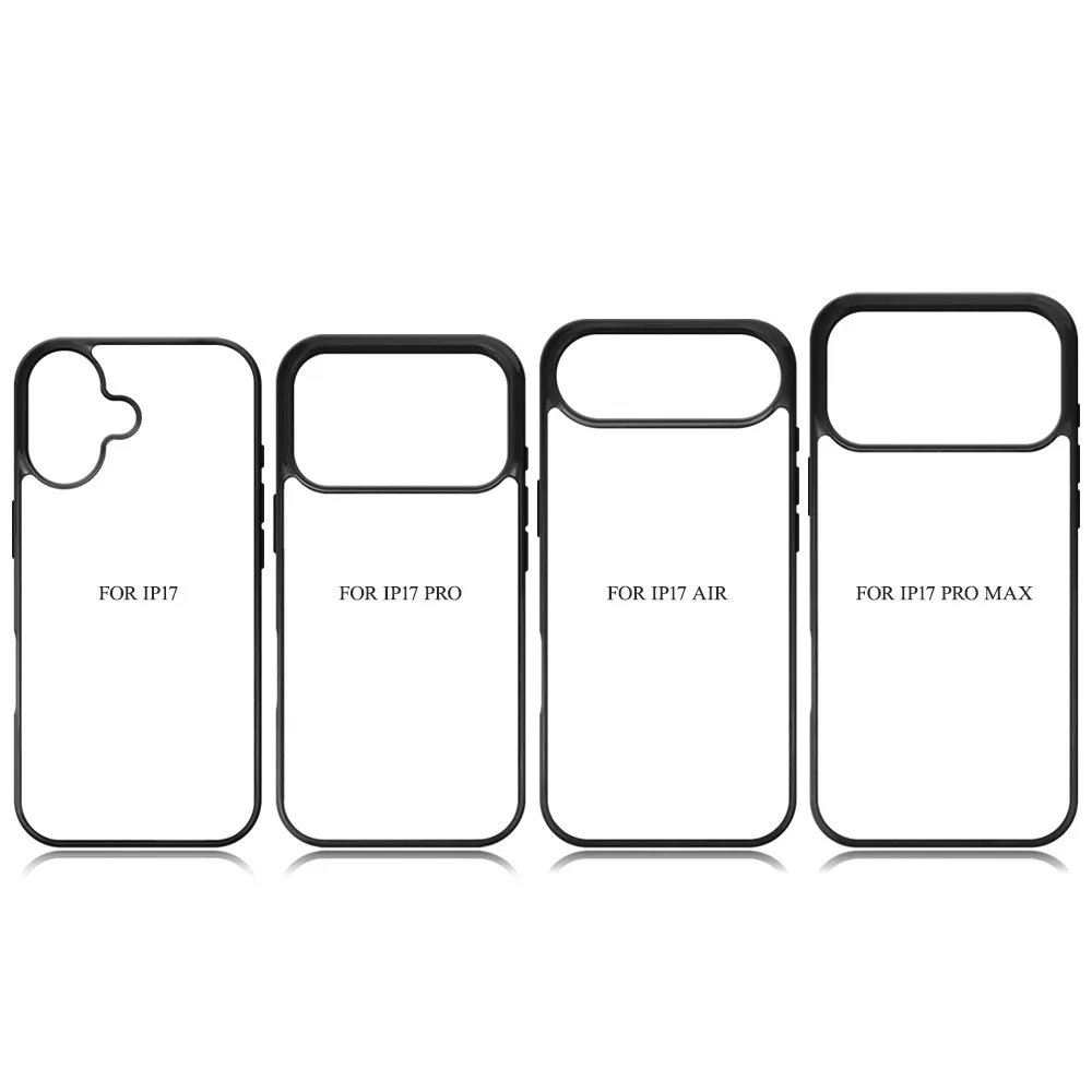 Фото Для iPhone 17 Pro Max 17Air 2D сублимационный чехол из ТПУ для телефона противоударный мягкий чехол с пустым алюминиевым листом 10 шт./лот №3