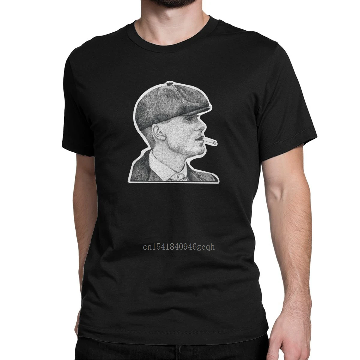 

Men Peaky Blinder T Shirts Gangster Cillian Murphy 100% Cotton Clothing Fun Short Sleeve Crewneck Tee Shirt 4XL 5XL T-Shirt