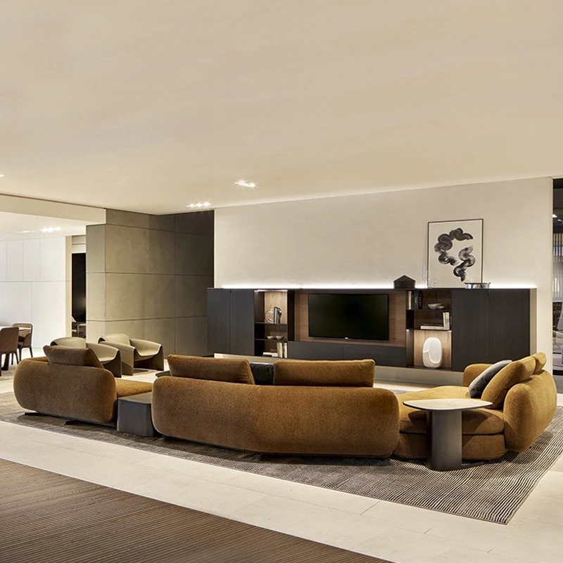 Фото # Диваны neueste Design Wohnzimmer 2021, современный диван garnitur Möbel Wohnzimmer Luxus Technolog Stoff Schnitts ofa Cama №5
