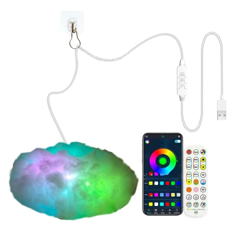 

1 шт., Rgb-лампа для спальни с пультом дистанционного управления