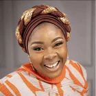 Тюрбан для женщин Auto Gele, многослойная женская шляпа Aso Oke, модная африканская шляпа Moslin, шляпа, халат, оптовая продажа