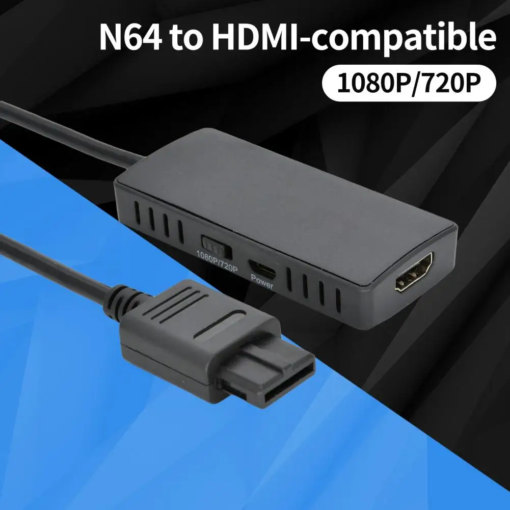 

Портативная передача видео с N64 на HDMI-совместимый полный цифровой адаптер