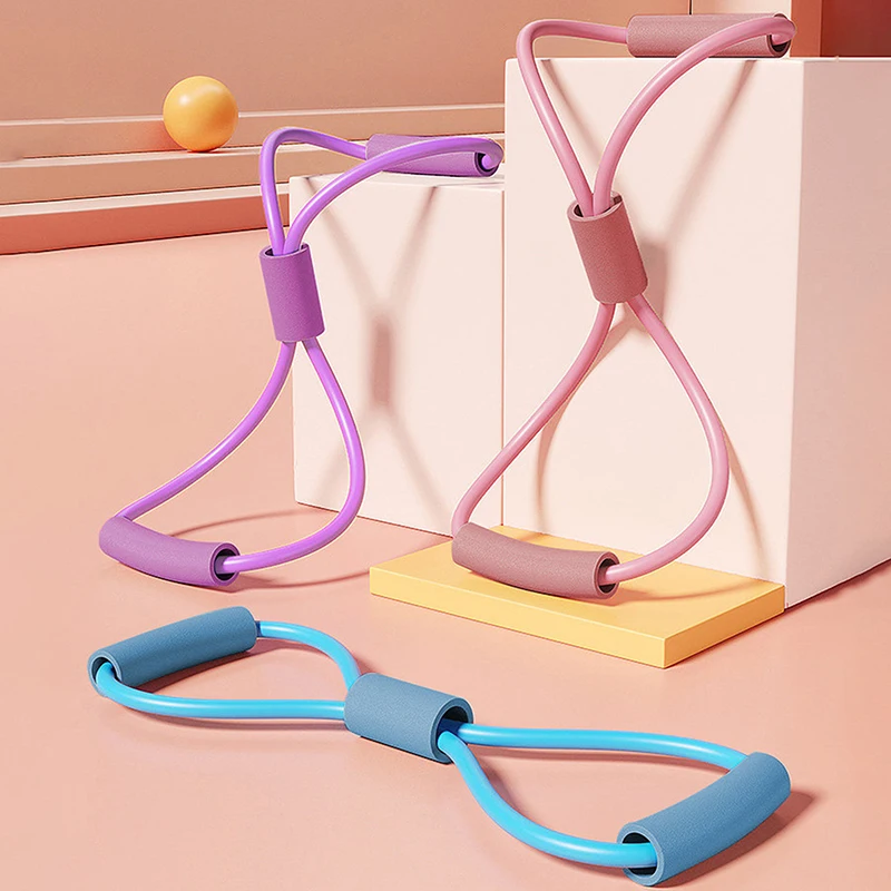 Набор Эластичных Лент Для Йоги — 8-образное Устройство Натяжения Позвоночника