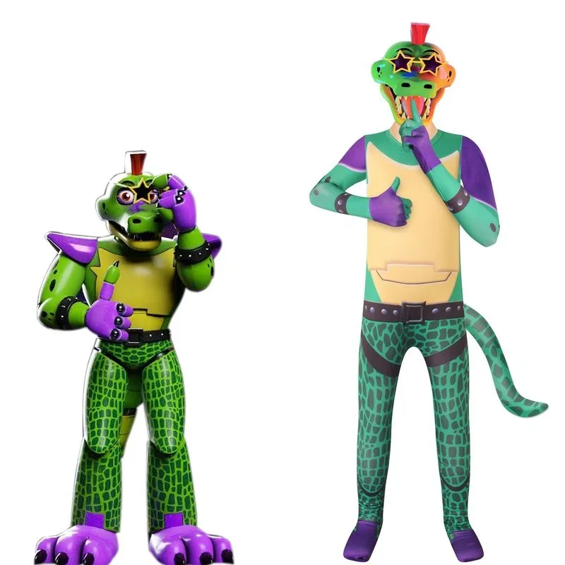 Костюм для косплея клоуна из аниме Sundrop FNAF костюм мальчиков и девочек с маской