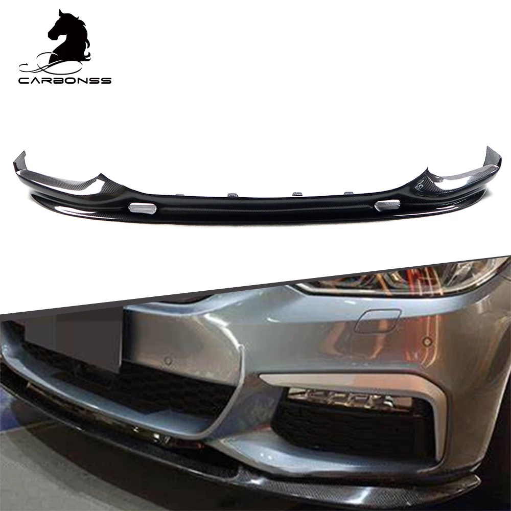 

3D DESIGN STYLE CARBON FIBER FRONT BUMPER LIP FOR BMW 5 SERIES G30