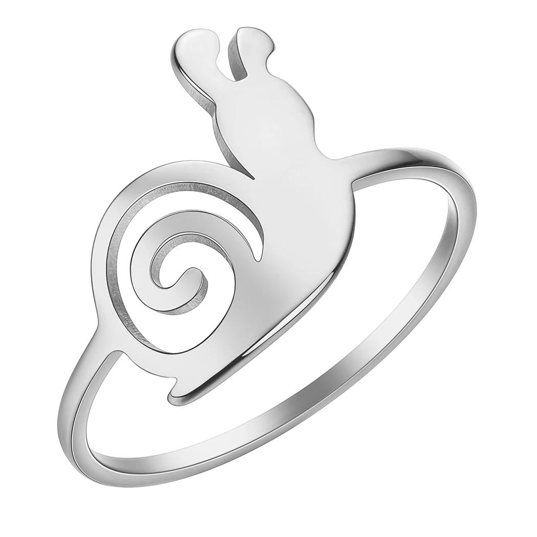 Женское кольцо из нержавеющей стали в виде леса
