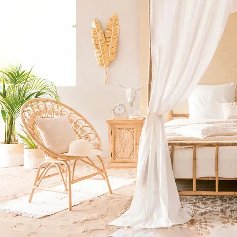 S Creative Peacock Rattan Chairs Single People; Lodging Indoor Rattan Chairs Southeast Asian Rattan Furniture