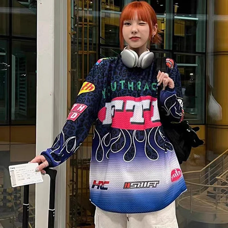 

YICIYA T-shirt y2k Top women winter Oversized t-shirts crop tops blouses long sleeve tshirt tees clothing t shirt fashion 2023