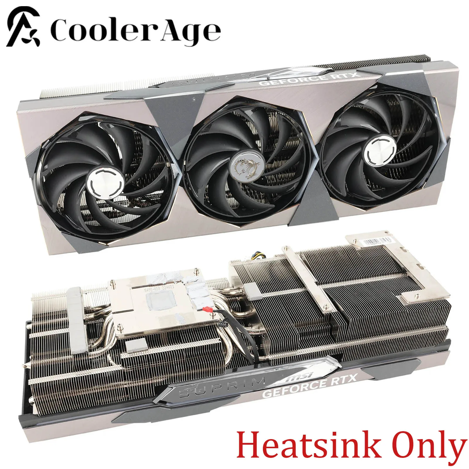 Радиатор видеокарты MSI GeForce RTX 4070 Ti SUPRIM X/SE 12G