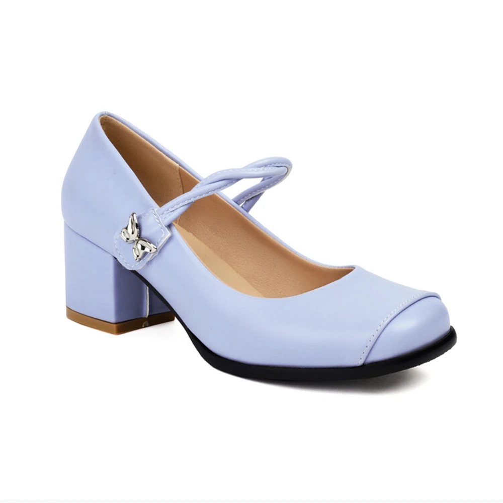 Женские туфли-лодочки на высоком каблуке черные удобные с квадратным носком