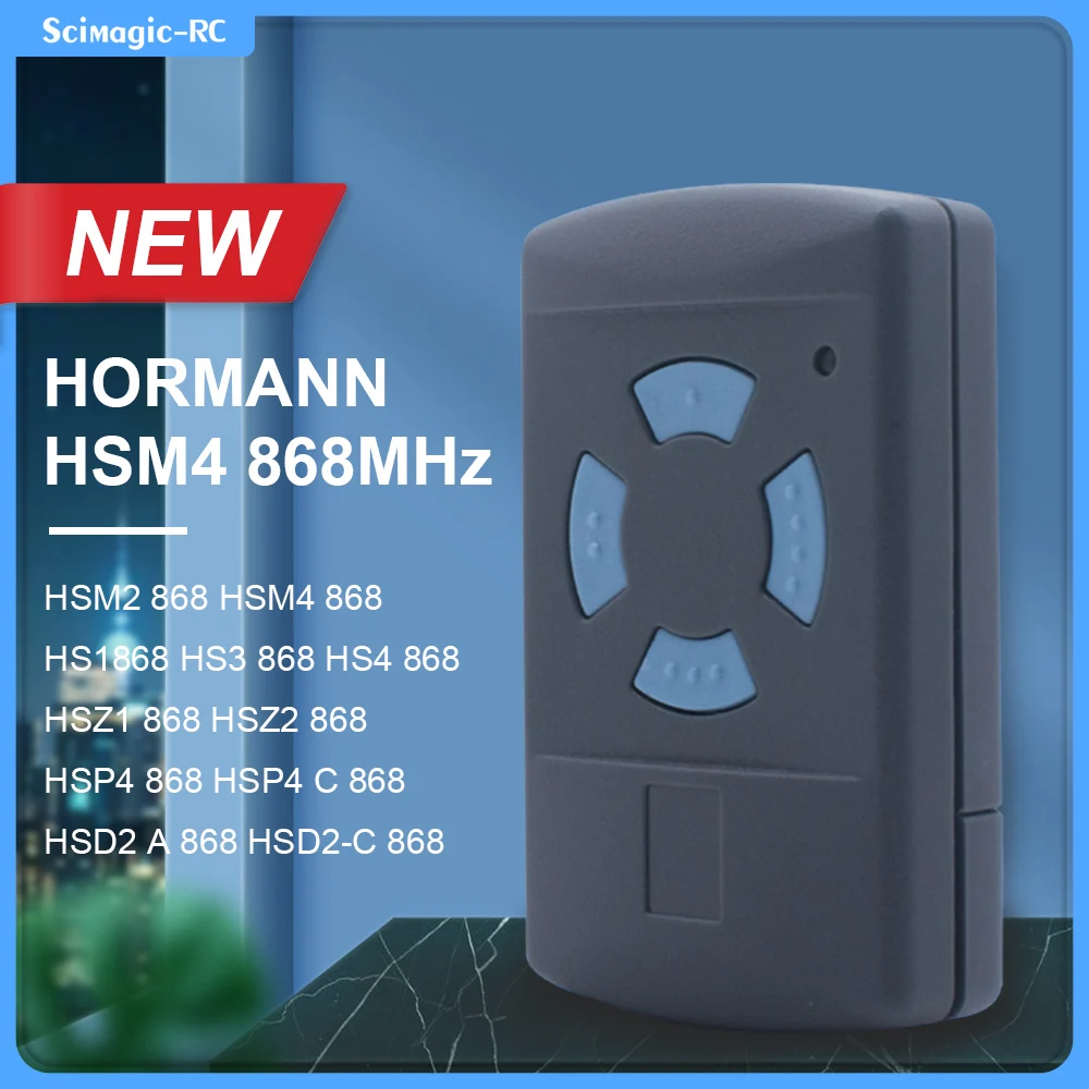 

Дубликатор пульта дистанционного управления HORMANN на 868 МГц для HS2, HS4, HSE4, HSE4, HSM4, HSM2, сменный портативный передатчик для открывания ворот на 868,35 МГц