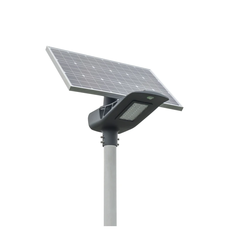 

New product ideas 2019 antique style high lumen 130lm/w 40W separated solar led street light with battery backup