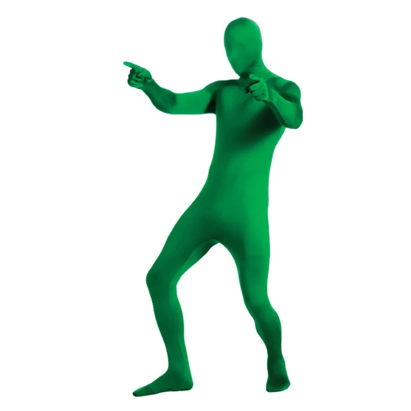 

E9LC Full Jumpsuit Spandex Stretch Adult Costume Tights Disappearing Man Body Suit