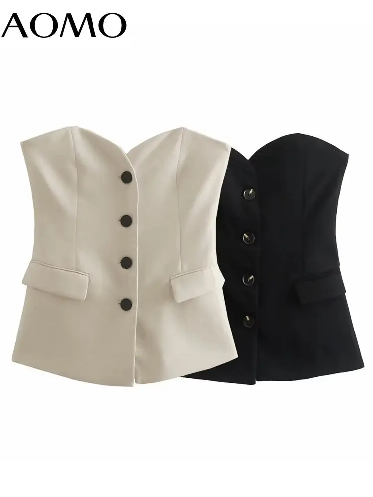 

Женский винтажный жилет на пуговицах, без рукавов