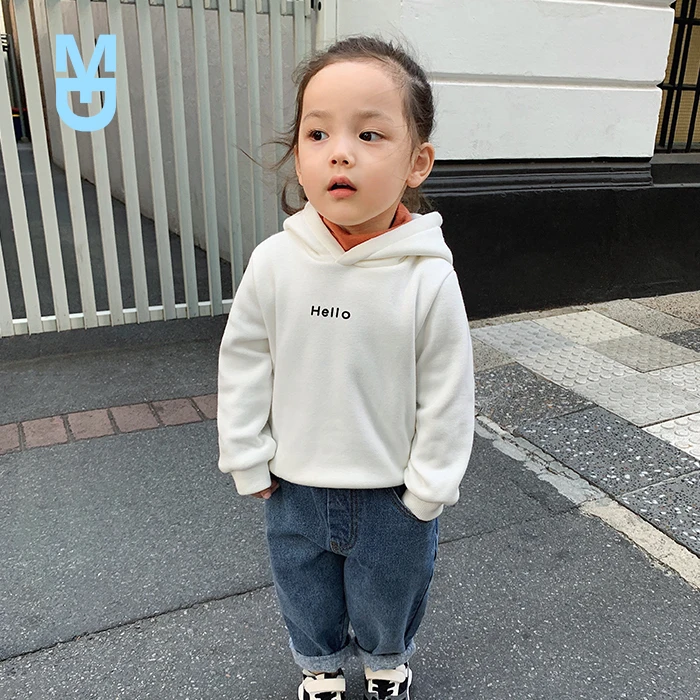 

New Designer Brand Toddler Baby Kids Clothes Boy Girl Hoodie Sweatshirts Winter Tops Chidlren Hooded Child Kids Clothing Coat