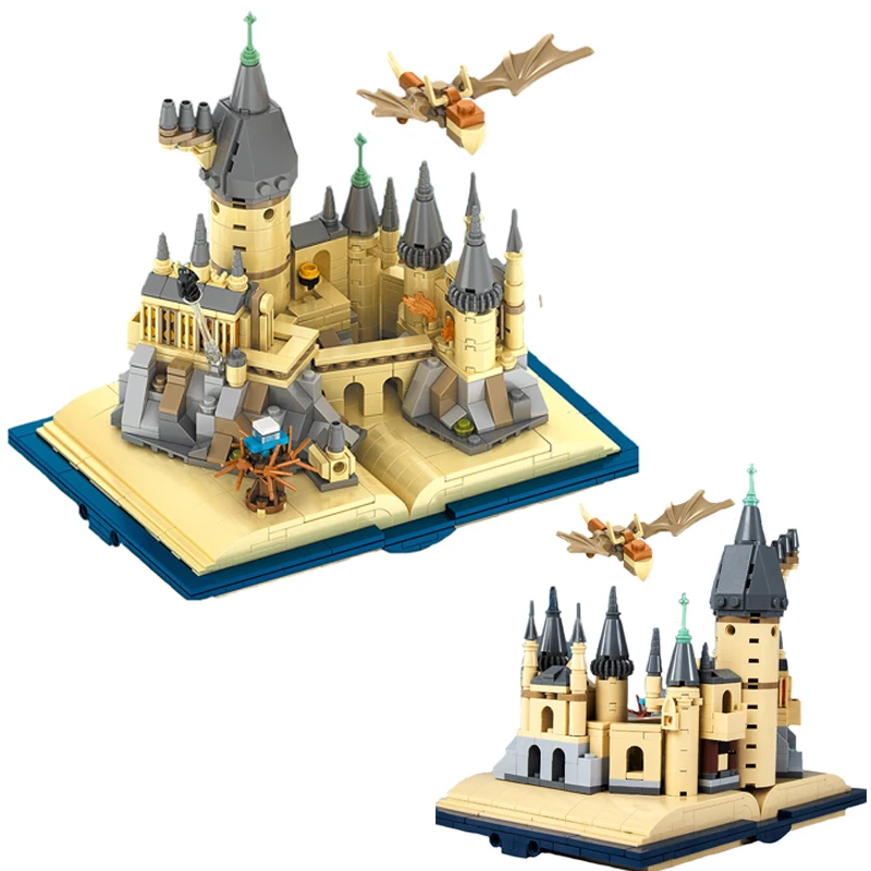 

727PCS Harris Castle Book Building Block Magical Knights Forbidden Forest Brick Toys for Kids Children Gift