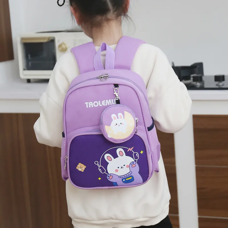 2023 New Children's School Bag Kindergarten Children Cartoon Load Reduction Backpack Boys and Girls Backpack Children Gifts