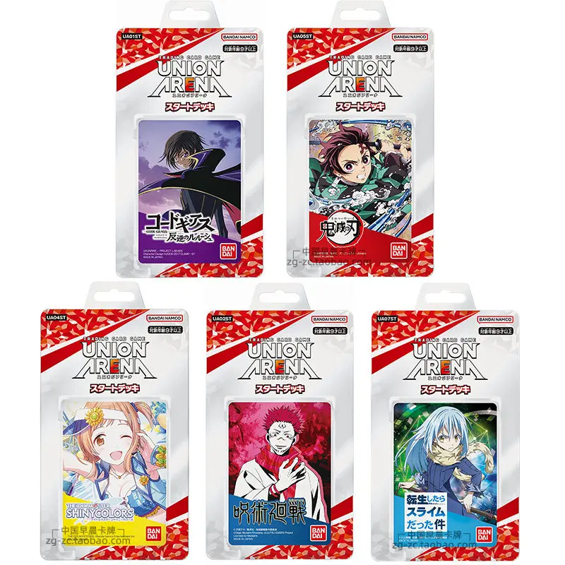 Фото Оригинальные коллекционные карты Bandai (японская версия) Union Arena UA Starter Deck: Bleach, Jujutsu Kaisen, Demon Slayer, Blue Lock TCG №1