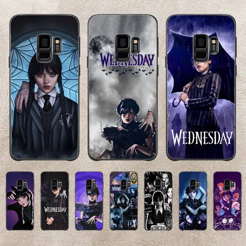 

Wednesday Addams Family Tv Show Phone Case For Samsung Galaxy A51 A50 A71 A21s A71 A41 A70 A30 A22 A02s A53 A72 A73 5G Cover