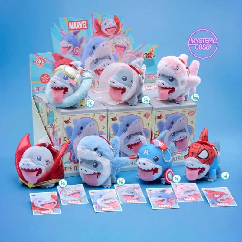 Официальный брелок-подвеска Hot Toys Marvel Jeff The Land Shark Cosbi из коллекции Blind Box, аниме-кукла, декоративная игрушка, подарочная коробка-сюрприз (art.: 3920da7bd0683) - 3920da7bd0683