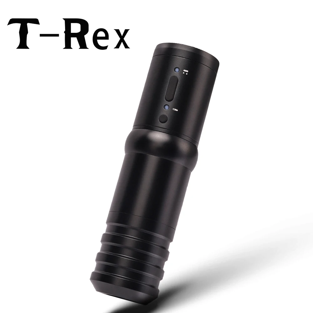 

T-REX Профессиональная беспроводная ручка для тату-машинки с мощным мотором 1500 мАч, литиевая две батареи для тату-мастера