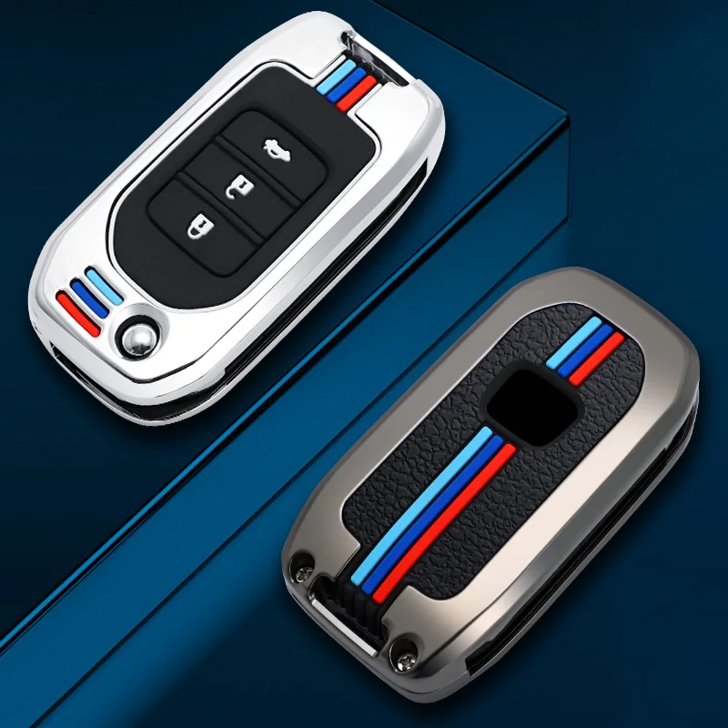

Fashion Car Key Cover Case For Honda Civic CR-V HR-V Accord Jade Crider Odyssey 2015- 2018 Remote Protector Keychain Accessories
