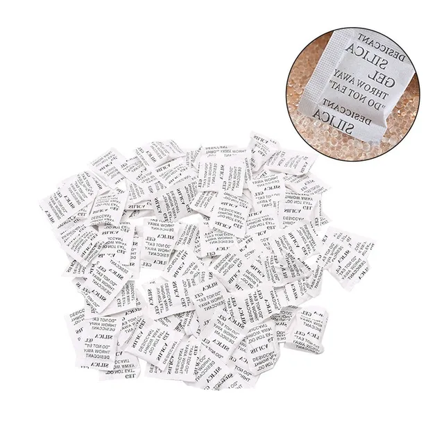 50 Bustine Essiccanti Gel Di Silice Dry &amp; Dry Da 50g