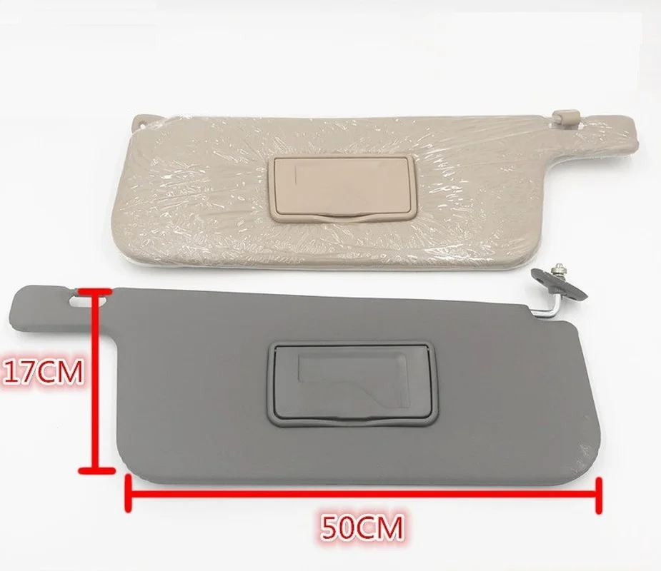 (1 шт.) 2 цвета солнцезащитный козырек в сборе левая/правая сторона бежевый/серый