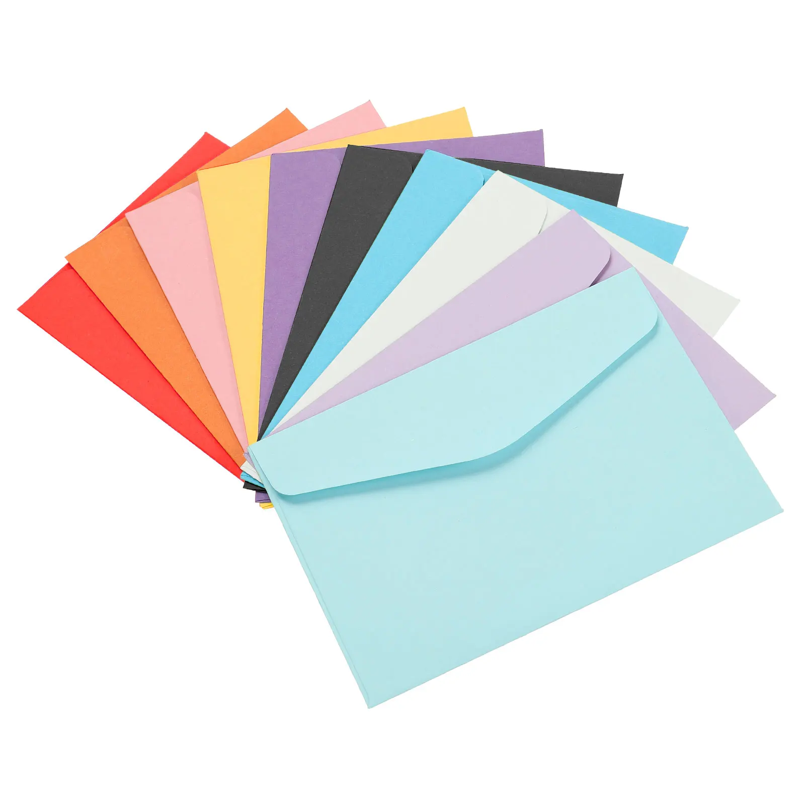 100Pcs 11.5x8.2cm Colorful DIY Multifunction Envelope Blank Mini Paper Envelopes Wedding Party Invitation Greeting Cards Gift