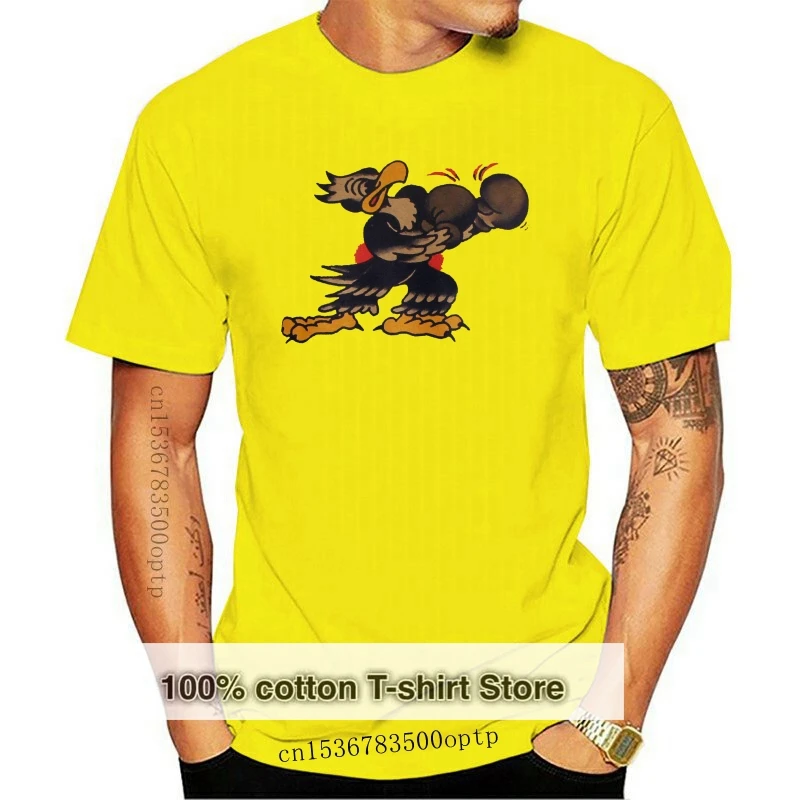 

SAILOR JERRY Tattoo Put Em' Up Boxinger Eagle Slim Fit T-Shirt S-3XL NEW Unisex Fashion T Shirts top tee