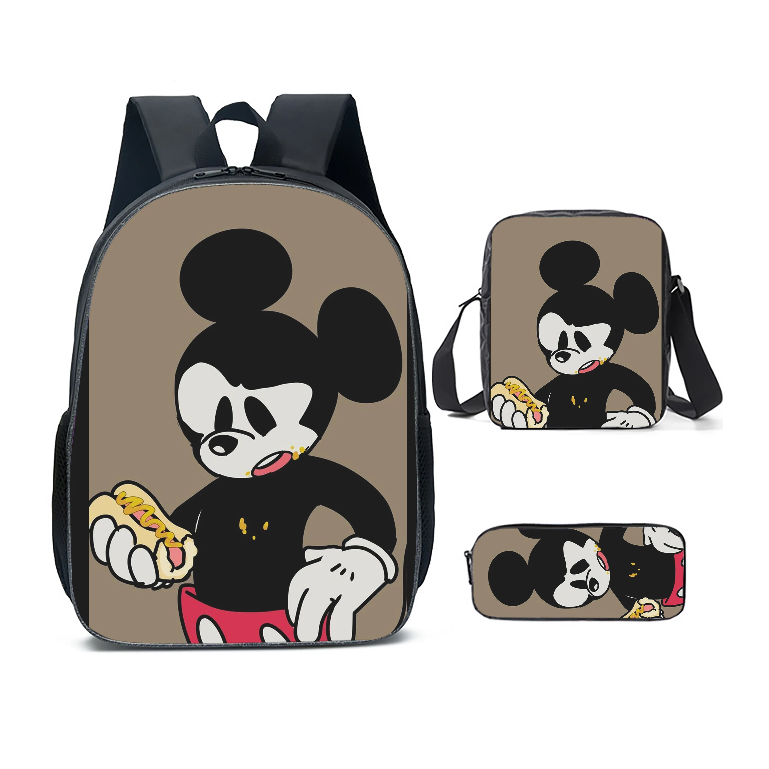 

Disney Mickey Anime Cosplay Backpack Student School Shoulder Bag Teentage Travel Rucksack