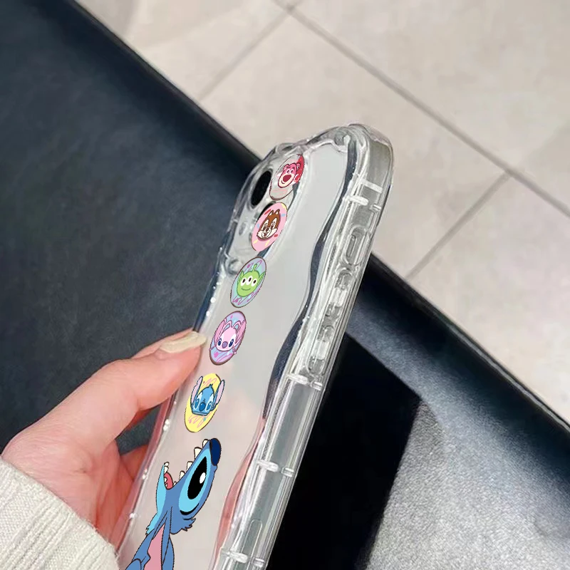 Чехол из ТПУ с милым стежком для Realme C53 C55 C21 C35 C21Y C25Y 5 6 7 12 5i 6i C33 C31 C11 C12 C15 C25 C67 C20 Note 50