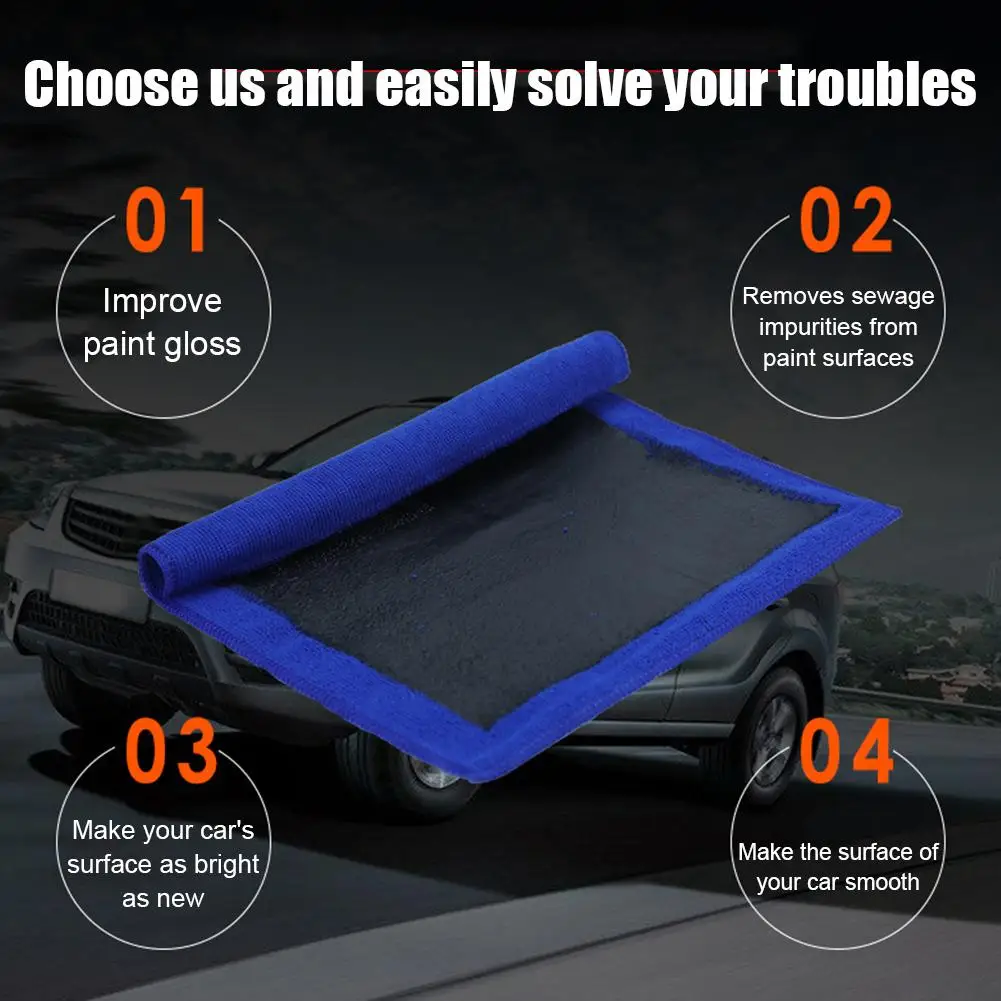 Полотенце для чистки автомобиля Волшебная глиняная ткань Детализация чистая с