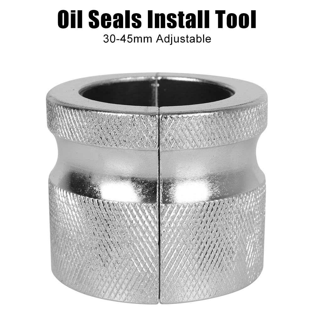 

Oil Seals Install Tool Adjustable 30-45mm Motorcycle Fork Seal Driver Carbon Steel Works On Conventional Inverted Forks Instal