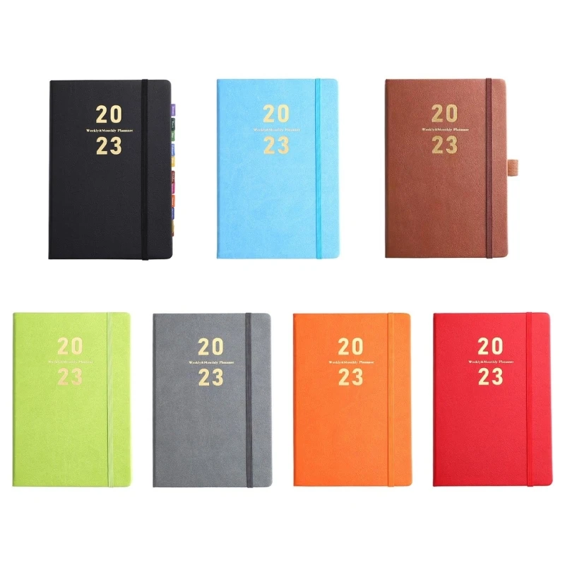 

2023 Leather Planner Notepad B6 Planner Personal Appointment Diary for Teacher Student Daily Weekly & Monthly Planning