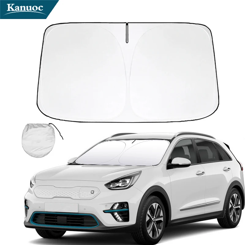 Для KIA Niro Tri-Fuel EV E-Niro 2 3 2017-2023 Солнцезащитный козырек на окно автомобиля лобовое