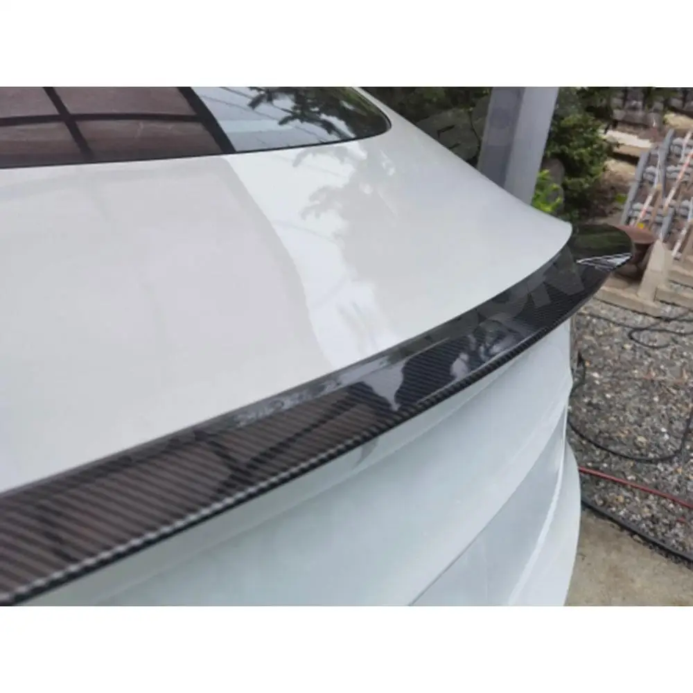 Блестящий черный Задний спойлер утиные крылья для багажника Tesla Model 3 заднее крыло