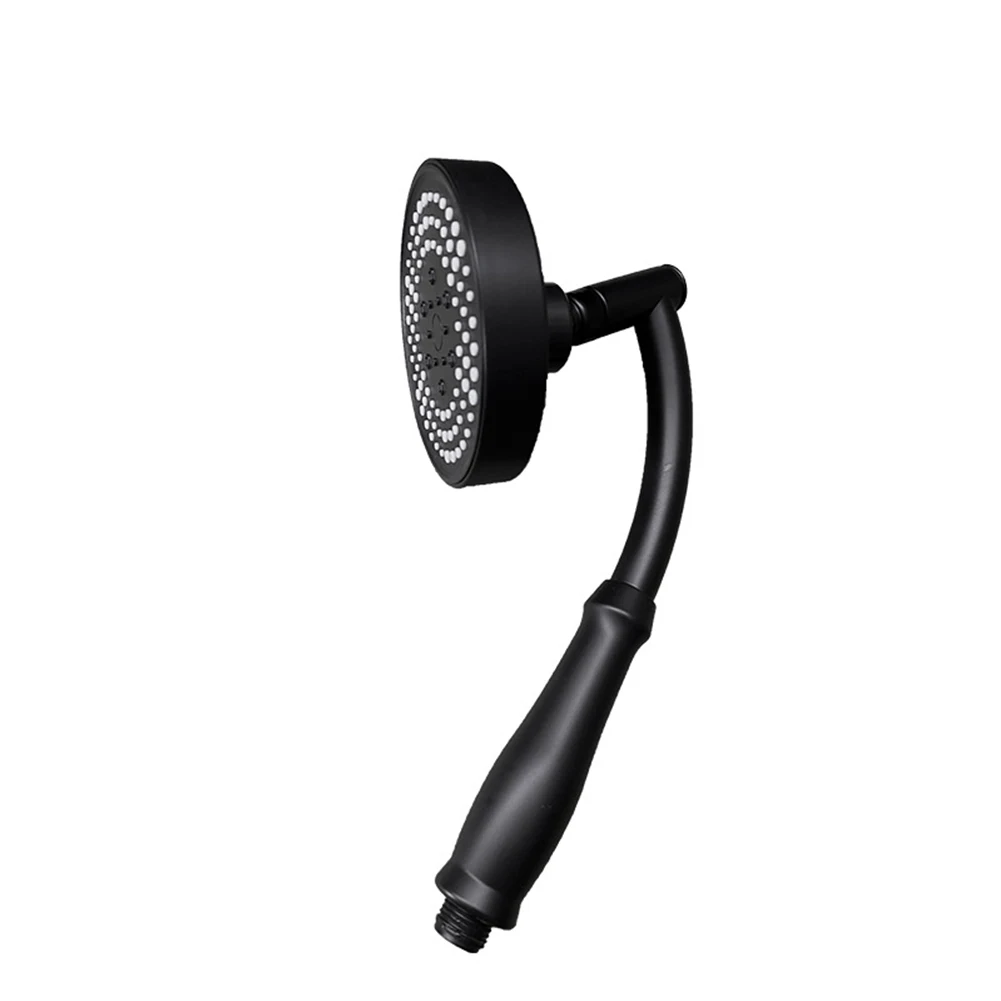 

Adjustable Handheld Shower Head Extender in Black ABS Enhance your Shower Experience with Comfort and Spa like Sensation